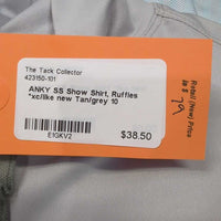 SS Show Shirt, Ruffles *xc/like new
