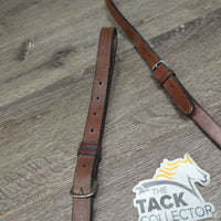 Wide Thick Adjustable Breastplate, Running Martingale Attachment *vgc, older, clean, mnr stains, dirt, creases & scratches
