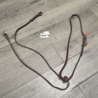 Soft FS Standing Martingale, Stopper *vgc/fair, big crack, dirty, scraped edges, chewed & stiff end
