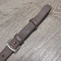 Soft FS Standing Martingale, Stopper *vgc/fair, big crack, dirty, scraped edges, chewed & stiff end
