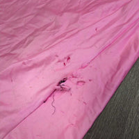 Hvy Lycra Full Face Slinky, Pull On, velcro *gc, clean, rips, holes, stains, discolored
