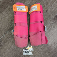 Closed Neoprene Sports Boot, velcro *gc, clean, hairy, stains, peeled logos, faded, older

