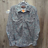 LS Button Western Shirt *vgc
