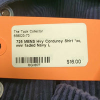 MENS Hvy Corduroy Shirt *xc, mnr faded
