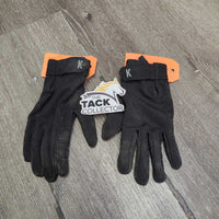 Cloth Riding Gloves *gc/fair, v.dirty, faded, hair, frays, snags
