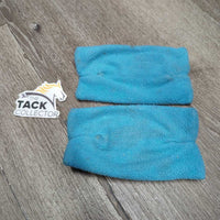 Pr Fleece Stirrup Covers *gc, hair, dirty, clumpy
