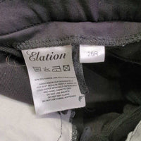 Euro Seat Breeches *gc, seam puckers, stains?spots, v.faded, rubs, pills, curled inner waist, pilly lining
