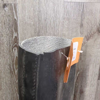 JUNIORS Tall Soft Rubber Riding Boots *fair, dirty, trimmed/shortened top
