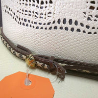Straw Western Hat, tag *new
