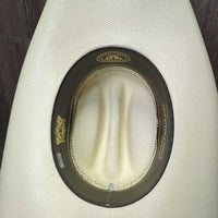 Straw Western Hat, tag *new
