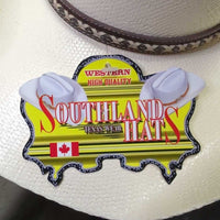 Straw Western Hat, tag *new
