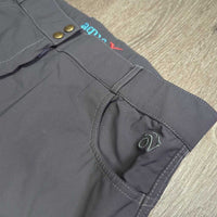 Euro Seat Breeches *gc, seam puckers, seat rubs & pills, dry & peeling stickies
