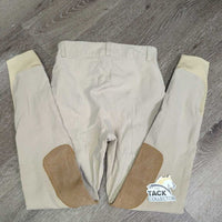 JUNIORS Euro Seat Breeches *gc, seam puckers, stretched & puckered knees & seat

