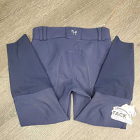 JUNIORS BOYS Euro Seat Breeches *vgc, mnr button rubs, dirt & seam stains
