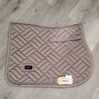 Quilt Satin Jumper Pad, 1x piping *vgc, clean, hair, mnr faded, rubs, pills, puckers, threads, snag?
