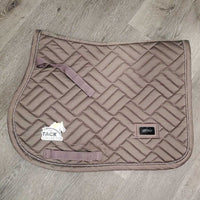 Quilt Satin Jumper Pad, 1x piping *vgc, clean, hair, mnr faded, rubs, pills, puckers, threads, snag?
