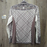 LS Sun Shirt, 1/2 Zip Up, Mesh Sleeves *xc, older?
