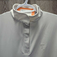 SS Show Shirt, 1/4 Snap Up, attached snap collar, Mesh Sides *vgc/xc
