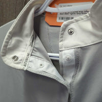 SS Show Shirt, 1/4 Snap Up, attached snap collar, Mesh Sides *vgc/xc
