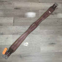 Nylon Web & Memory Foam Girth, 2x els, D Ring *gc/fair, dirty, rubs, holey edges, hairy, smells
