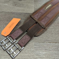 Nylon Web & Memory Foam Girth, 2x els, D Ring *gc/fair, dirty, rubs, holey edges, hairy, smells
