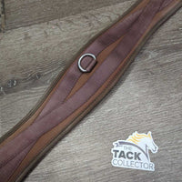 Nylon Web & Memory Foam Girth, 2x els, D Ring *gc/fair, dirty, rubs, holey edges, hairy, smells
