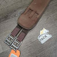 Nylon Web & Memory Foam Girth, 2x els, D Ring *gc/fair, dirty, rubs, holey edges, hairy, smells
