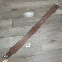 Nylon Web & Memory Foam Girth, 2x els, D Ring *gc/fair, dirty, rubs, holey edges, hairy, smells
