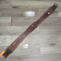Nylon Web & Memory Foam Girth, 2x els, D Ring *gc/fair, dirty, rubs, holey edges, hairy, smells
