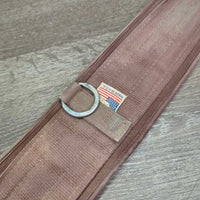 Nylon Web & Neoprene Girth, velcro Liner, 2x els, D Ring *fair, v.dirty, hairy, v,smelly, residue, older
