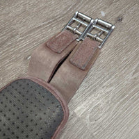 Nylon Web & Neoprene Girth, velcro Liner, 2x els, D Ring *fair, v.dirty, hairy, v,smelly, residue, older
