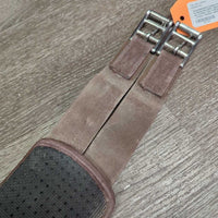 Nylon Web & Neoprene Girth, velcro Liner, 2x els, D Ring *fair, v.dirty, hairy, v,smelly, residue, older
