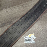 Nylon Web & Neoprene Girth, velcro Liner, 2x els, D Ring *fair, v.dirty, hairy, v,smelly, residue, older
