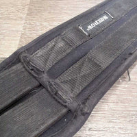 Nylon Web & Memory Foam Girth, 2x els, D Ring *gc/fair, dirty, rubs, holey edges, hairy, smells
