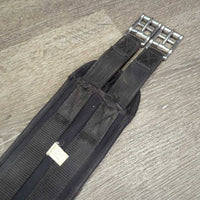 Nylon Web & Memory Foam Girth, 2x els, D Ring *gc/fair, dirty, rubs, holey edges, hairy, smells
