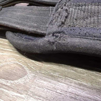 Nylon Web & Memory Foam Girth, 2x els, D Ring *gc/fair, dirty, rubs, holey edges, hairy, smells
