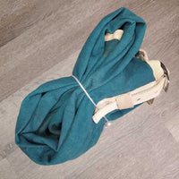 Hvy Cotton Stable Sheet, 2 legs *gc, hairy, dirt, stains, mnr faded, threads, shrunk, pills, rubs

