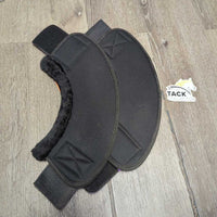 Wrap Around Bell Boots, velcro , Fleece Top *xc/like new, clean, mnr scratches
