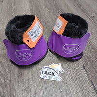 Wrap Around Bell Boots, velcro , Fleece Top *xc/like new, clean, mnr scratches
