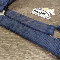 Thick Nylon Halter, spring snap *gc, dirty, stains, rubs, hairy, smells
