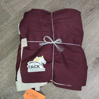 Full Length Cotton Cooler *vgc, clean, hairy, stained tail strap, older?
