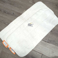 2 Fleece No Bow Leg Quilts *gc, creases, puckers, stretched, clean, hair, clumpy, stain
