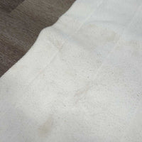 2 Fleece No Bow Leg Quilts *gc, creases, puckers, stretched, clean, hair, clumpy, stain
