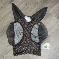 Lycra & Mesh Fly Mask, ears, container *like new
