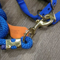 Thick Nylon Halter, adj, snap & Nylon Lead Rope *new, 0 tags
