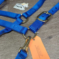 Thick Nylon Halter, adj, snap & Nylon Lead Rope *new, 0 tags
