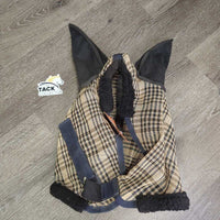 Hvy Mesh Fly Mask. ears *gc, rubs, clumpy, dirty, hairy, snags, faded
