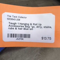 Hanging & Roll Up Accessories Bag *gc, dirty, stains, rubs & hair
