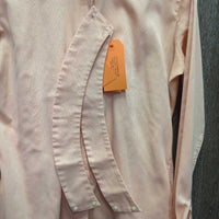 LS Show Shirt, 2x Button Collars *gc, mnr pills, rubs & seam puckers, older, pits
