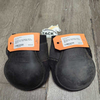 Pr Hind Boots, velcro *gc, dirt, hair, rubs, faded, residue
